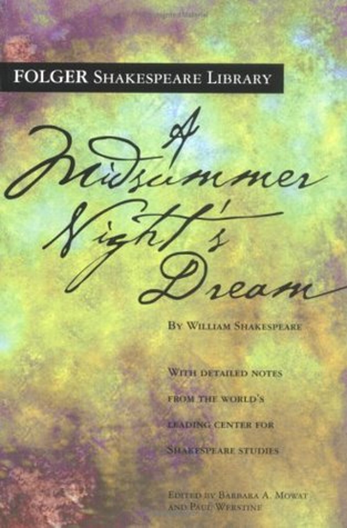 Book cover of  A Midsummer Night’s Dream
